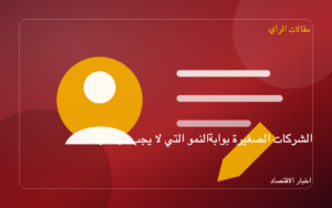 الشركات الصغيرة بوابة النمو التي لا يجب تجاهلها